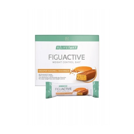 Figuactiv Barrinhas caramelo crocante 6 x 60 g