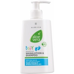 Aloé Vera Loção de limpeza e Champô sensitivo para bebé 250ML